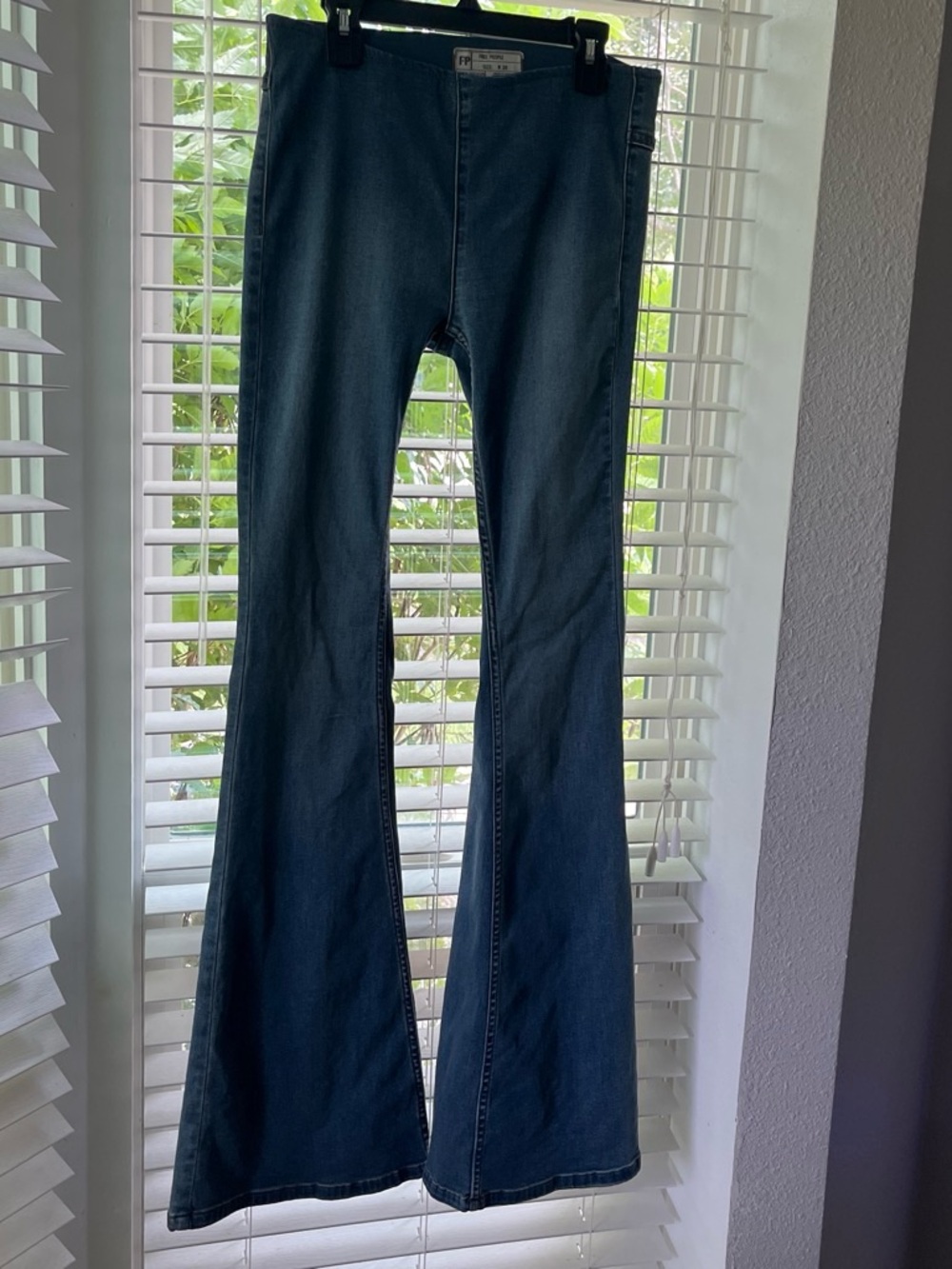 Free People Dark Blue Flare Jeans